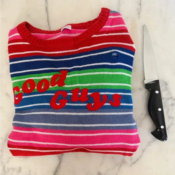 ADULT Chucky Plus Size Sweater/Size XXLarge - Picture 7 of 12